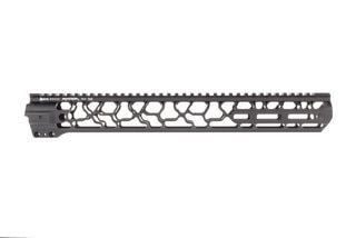 Odin Works Ragna 15.5in M-LOK RAGNA free float AR-15 handguard offers unique lightning cuts and multiple QD sockets